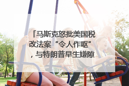 马斯克怒批美国税改法案“令人作呕”，与特朗普早生嫌隙？｜国际识局