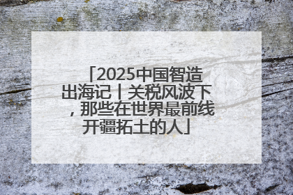 2025中国智造出海记丨关税风波下,那些在世界最前线开疆拓土的人