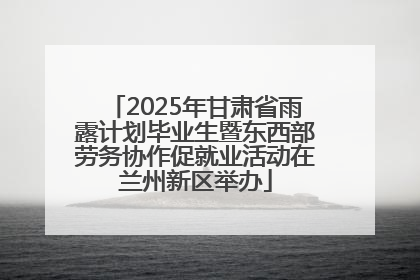 2025年甘肃省雨露计划毕业生暨东西部劳务协作促就业活动在兰州新区举办