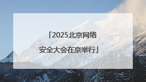 2025北京网络安全大会在京举行
